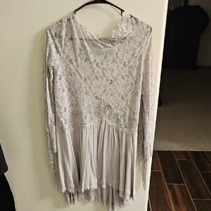 Elegant Lace Long Sleeve Dress